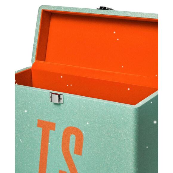 Taylor Swift NWT | The Life of a Showgirl Vinyl Record Case in green & orange - Picture 6 of 7